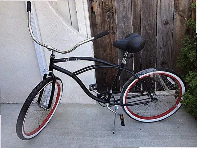 G Cruisers Socal Beach Cruiser Bike 26 Inch Single Speed - Black