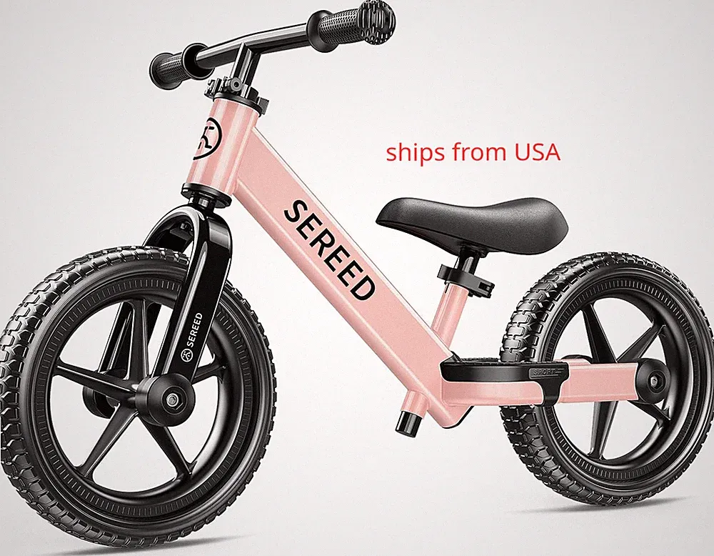 Toddler Balance Bike No Pedal Kids Bicycle 2-5 Year Old Boys Girls Adjustable